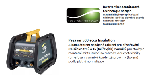 svářečka Pegasar 500 Insulation